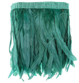 Coque Feathers Value 10-12 Inches Jade
