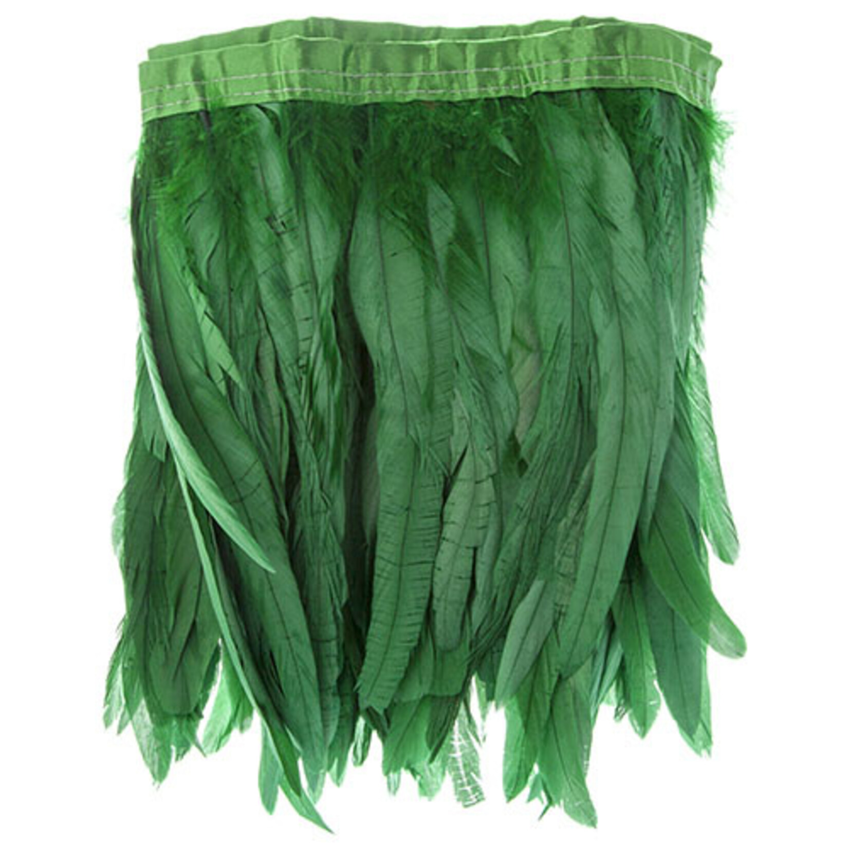 Coque Feathers Value 10-12 Inches 1 Yard  Kelly