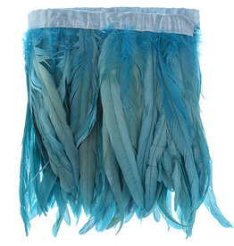 Coque Feathers Value 10-12 Inches Aqua Blue