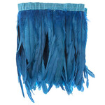 Coque Feathers Value 10-12 Inches 1 Yard  Electric Blue