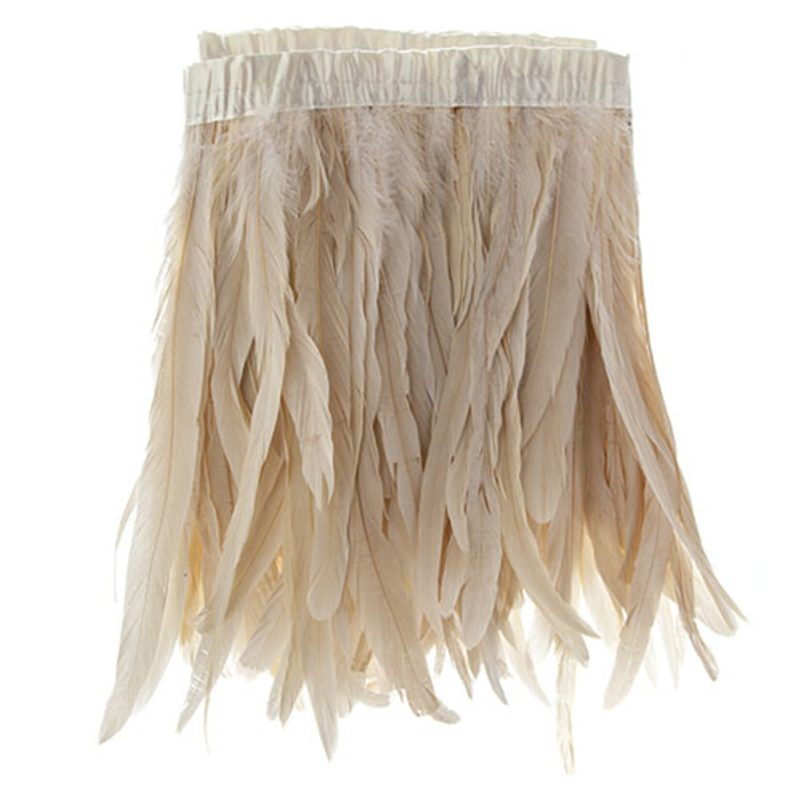 Coque Feathers Value 12-14 Inches White