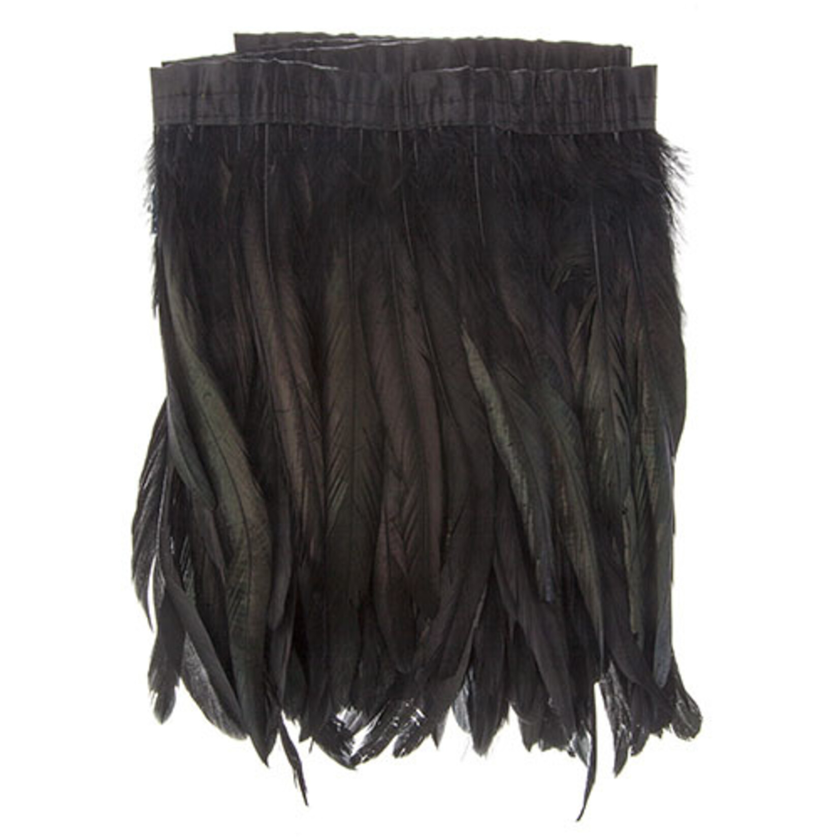 Coque Feathers Value 12-14 Inches Black