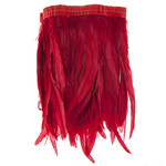 Coque Feathers Value 12-14 Inches Red