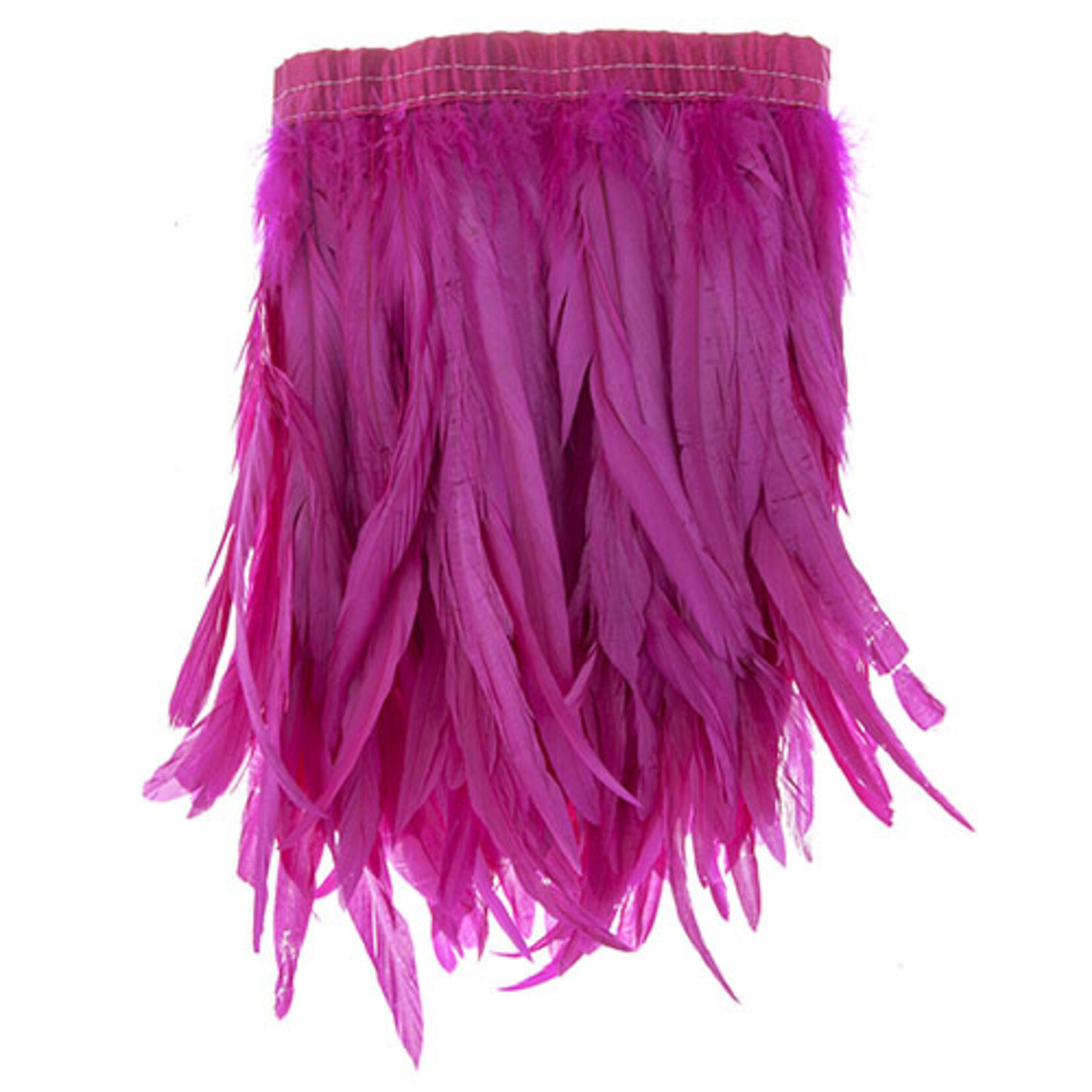Coque Feathers Value 12-14 Inches Fuchsia