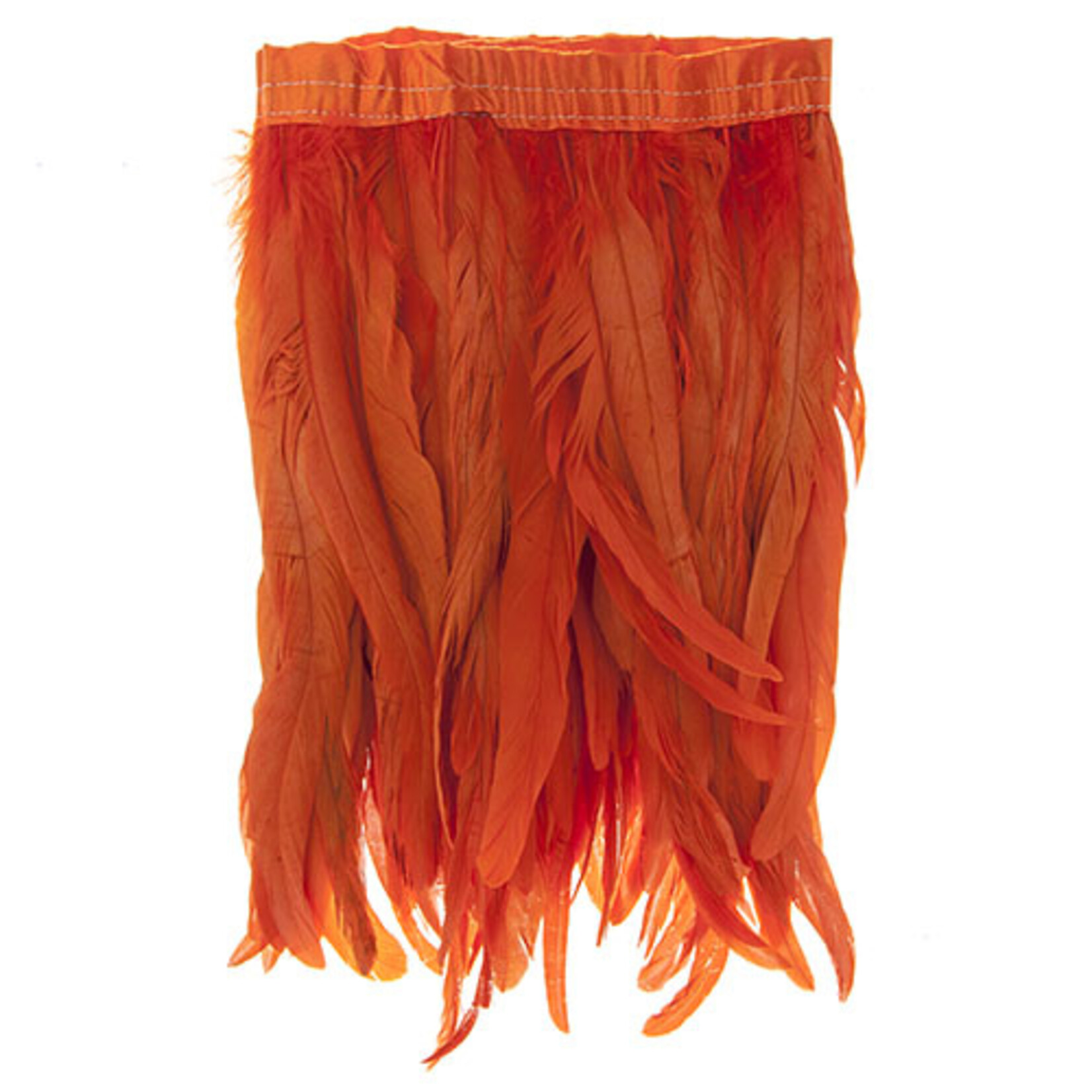 Coque Feathers Value 12-14 Inches Orange
