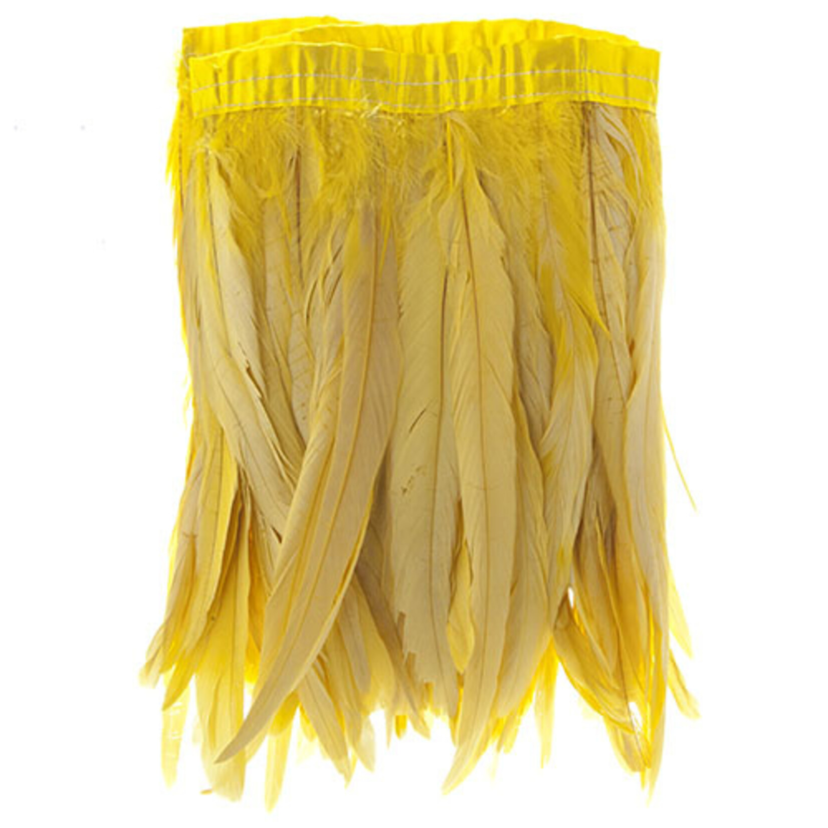 Coque Feathers Value 12-14 Inches Lemon