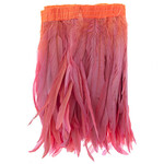 Coque Feathers Value 12-14 Inches Coral