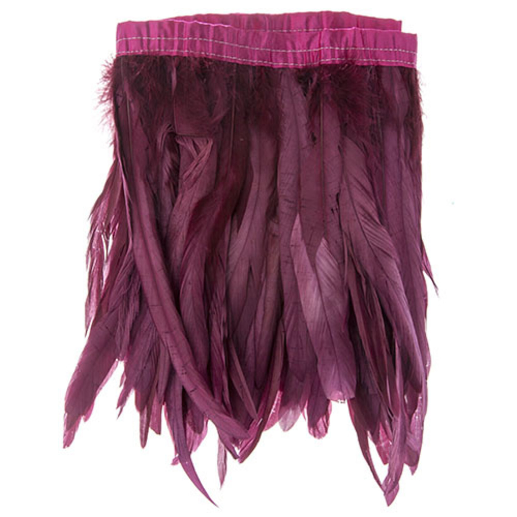 Coque Feathers Value 12-14 Inches Eggplant