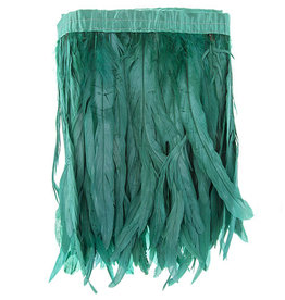 Coque Feathers Value 12-14 Inches Jade