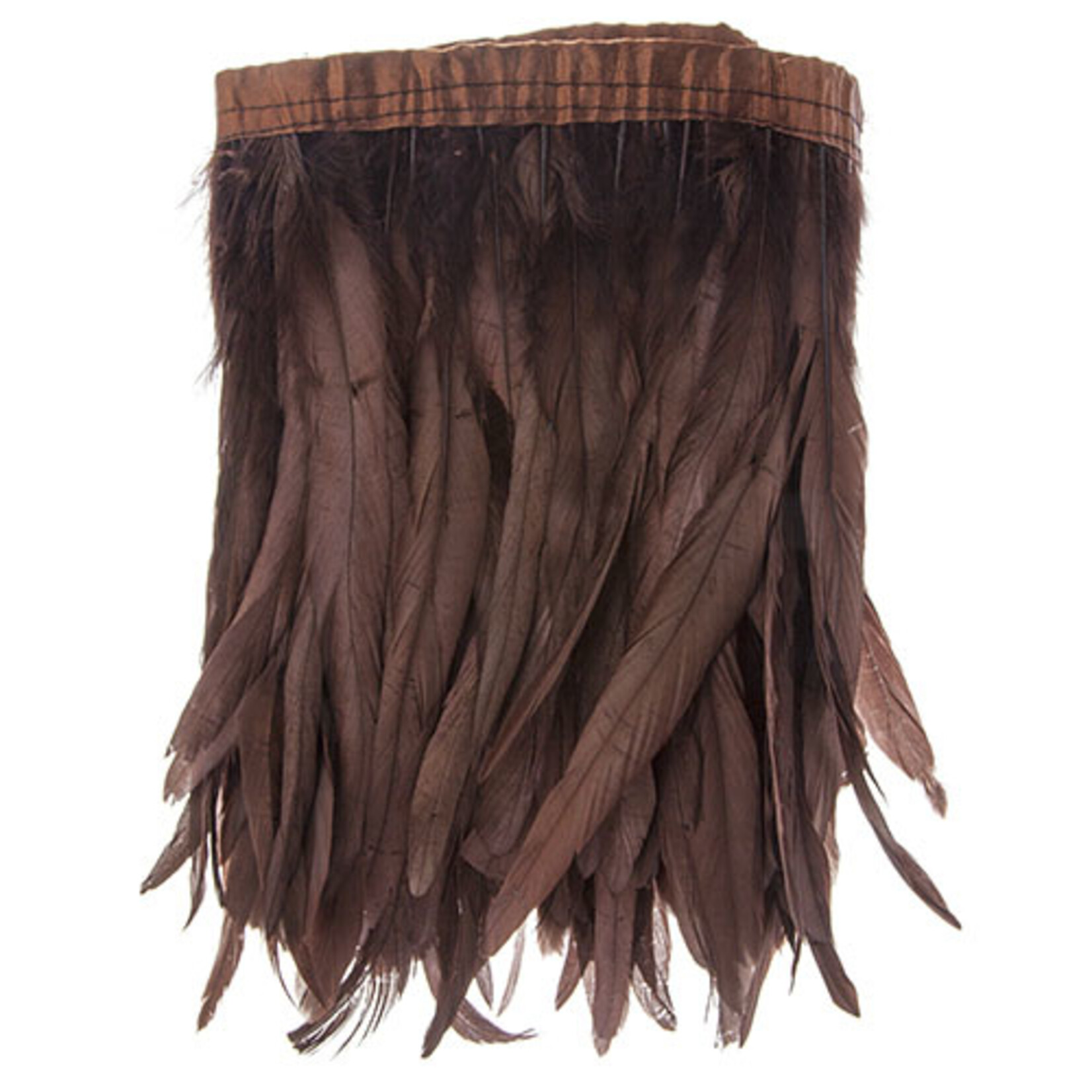 Coque Feathers Value 12-14 Inches Brown