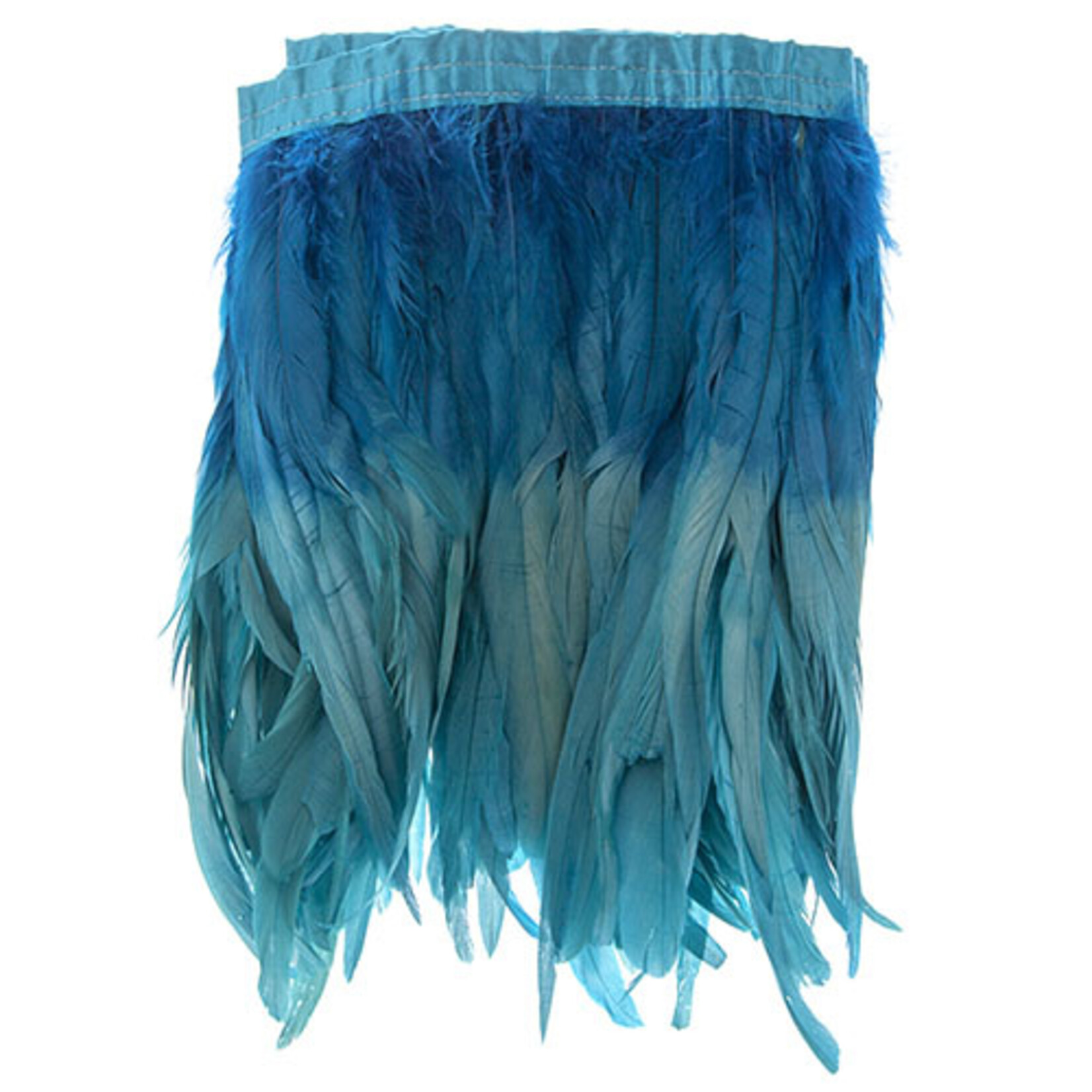 Coque Feathers Value 2 Tone 12 - 14 Inches Sky/Ocean