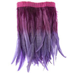 Coque Feathers Value 2 Tone 12-14 Inches Purple Flare