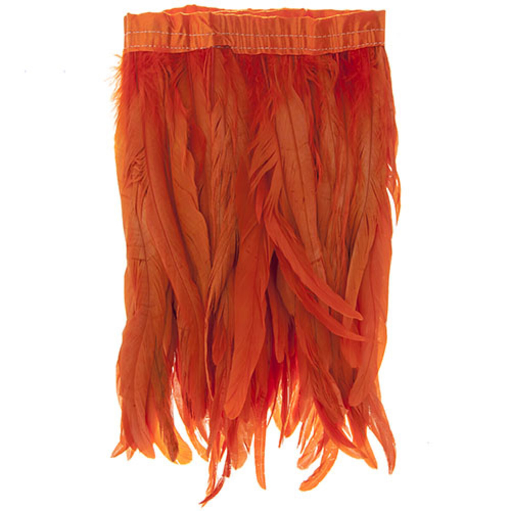 Coque Feathers Value 14-16 Inches  Orange