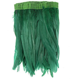 Coque Feathers Value 14-16 Inches  Emerald
