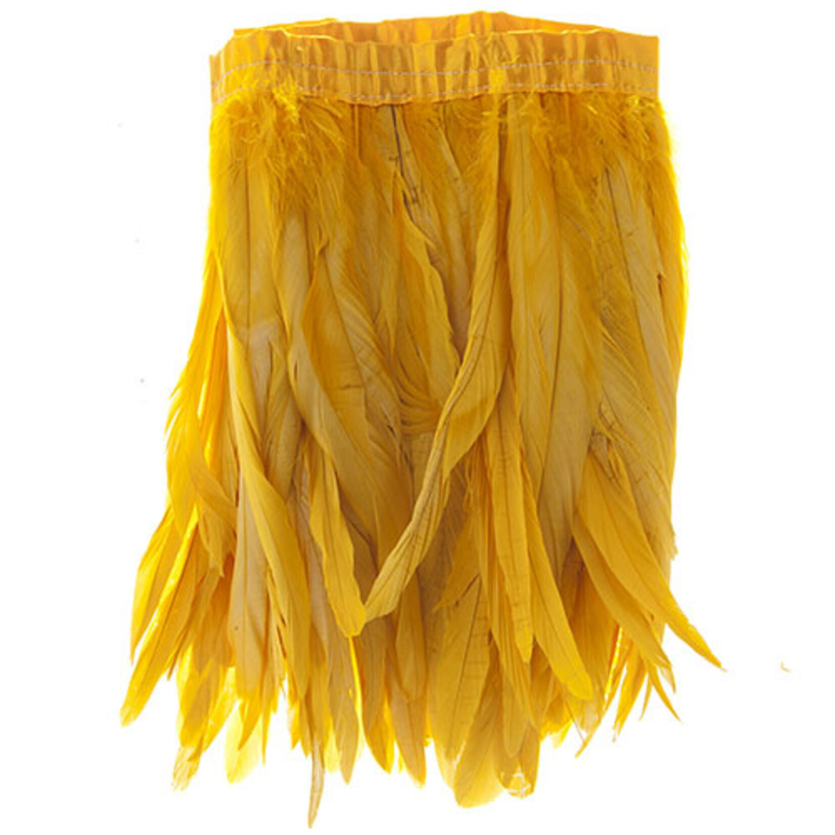 Coque Feathers Value 14-16 Inches  Golden Yellow