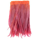 Coque Feathers Value 14-16 Inches  Coral