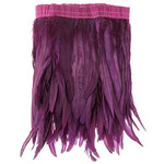 Coque Feathers Value 14-16 Inches  Plum
