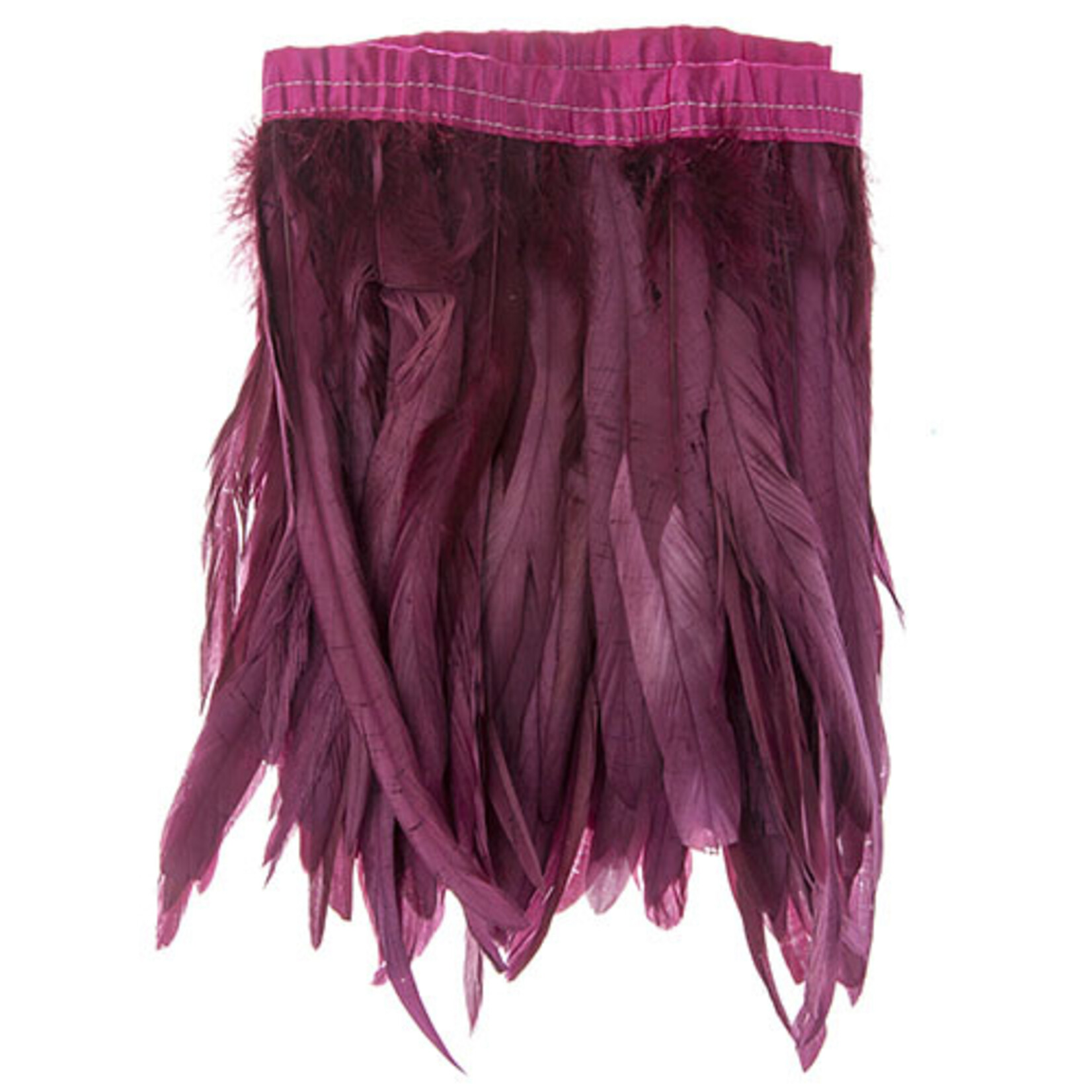 Coque Feathers Value 14-16 Inches  Eggplant