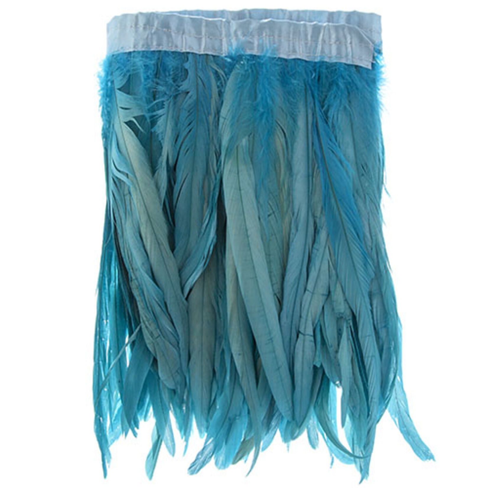 Coque Feathers Value 14-16 Inches  Aqua Blue