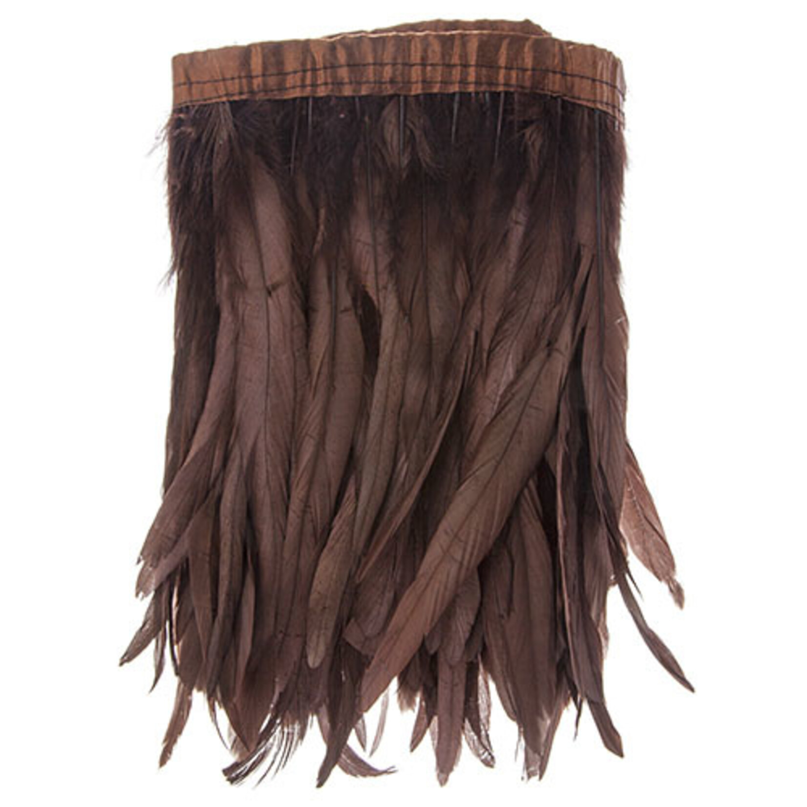 Coque Feathers Value 14-16 Inches  Brown