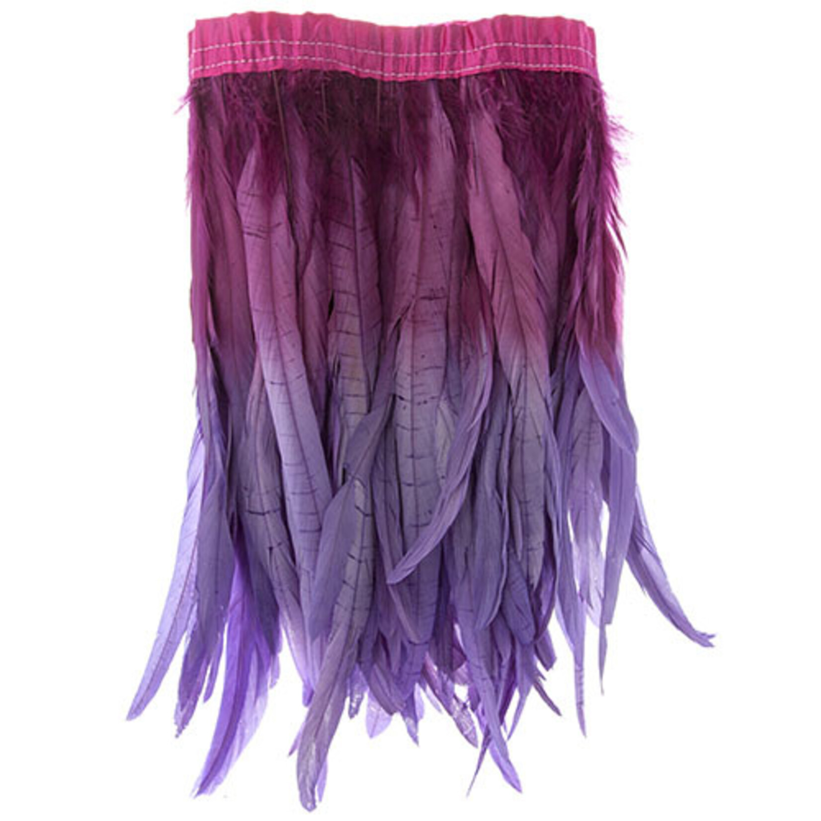 Coque Feathers Value 2 Tone 14 - 16 Inches Purple Flare
