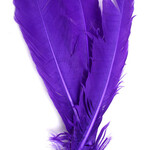 Turkey Quills 6pcs (Left & Right) Purple