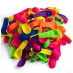 Waterbombs With Pump Filler Neon Colours Round 100CT