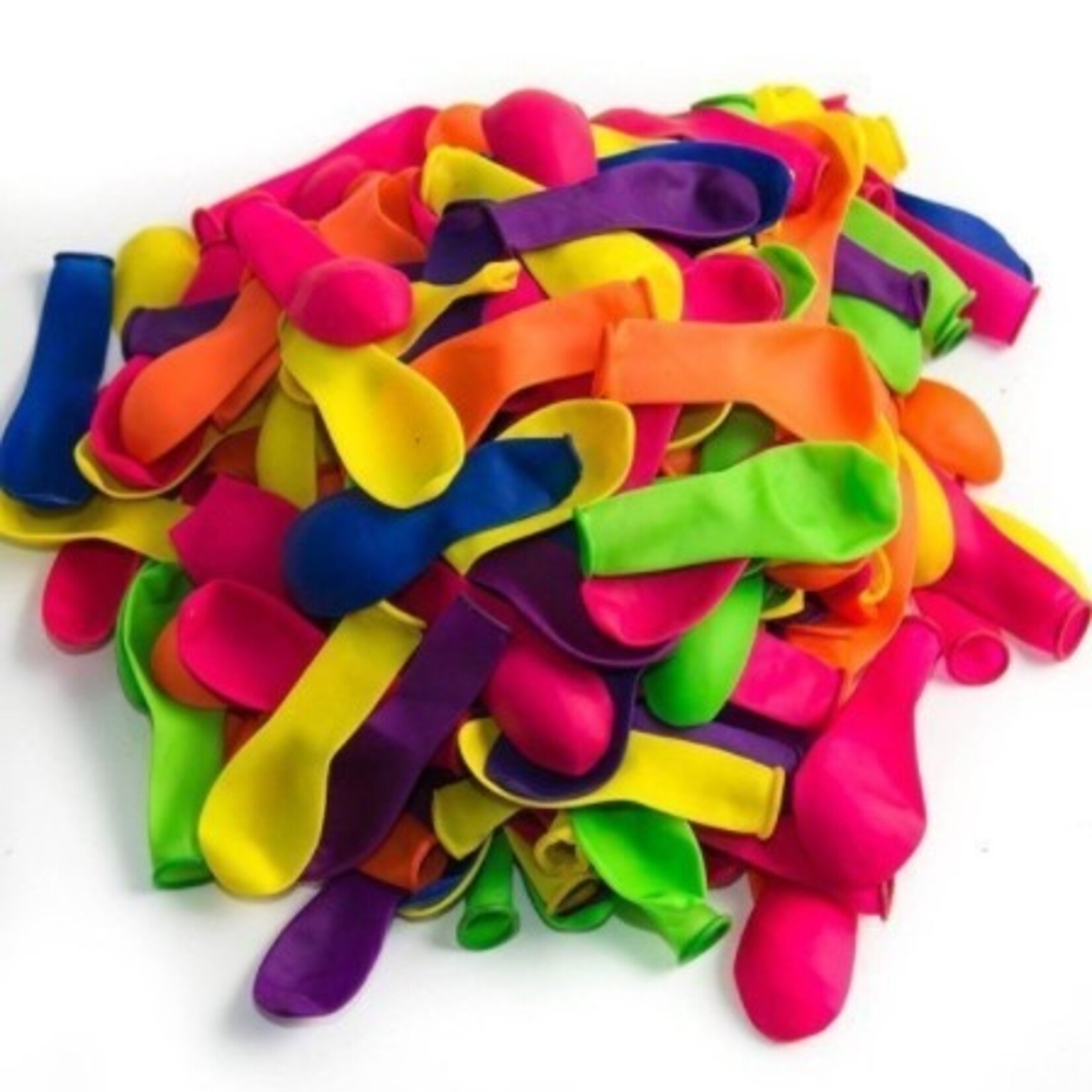 Waterbombs With Pump Filler Neon Colours Round 100CT