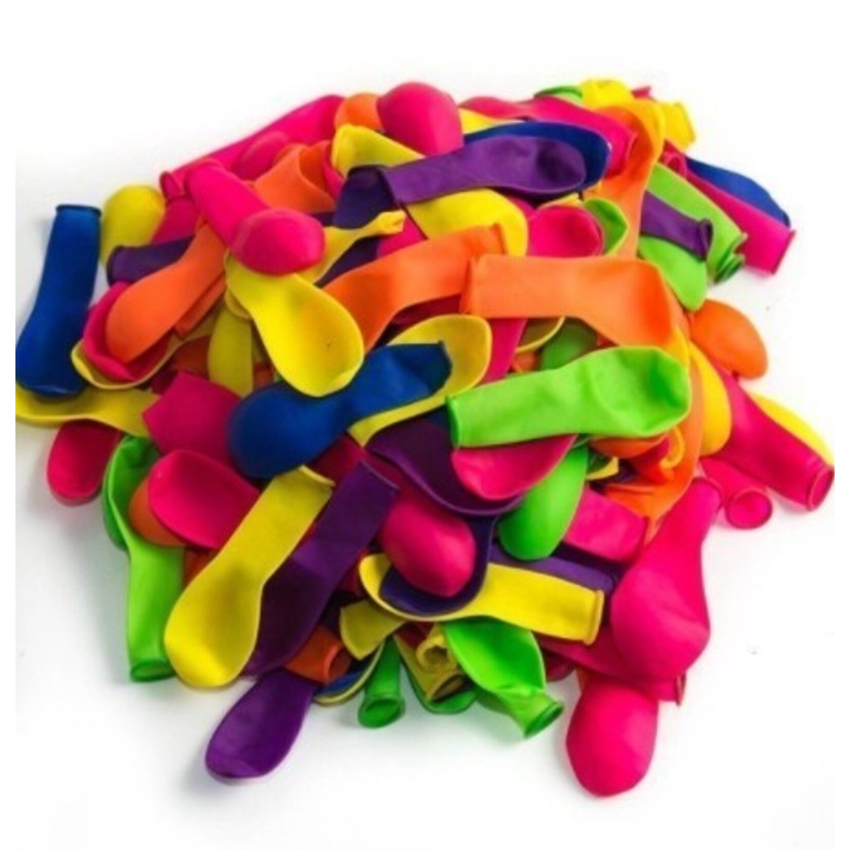 Waterbombs With Pump Filler Neon Colours Round 100CT