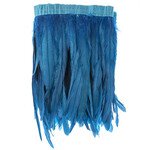 Coque Feathers Value 8-10 Inches 1 Yard Electric Blue