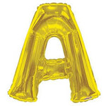 Foil Letter Balloon 34 Inches Gold A