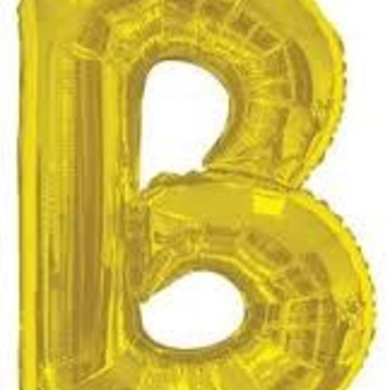 Foil Letter Balloon 34 Inches Gold B