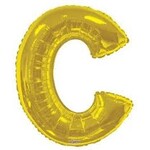 Foil Letter Balloon 34 Inches Gold C