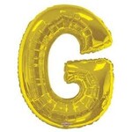Foil Letter Balloon 34 Inches Gold G