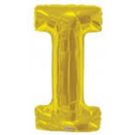 Foil Letter Balloon 34 Inches Gold I