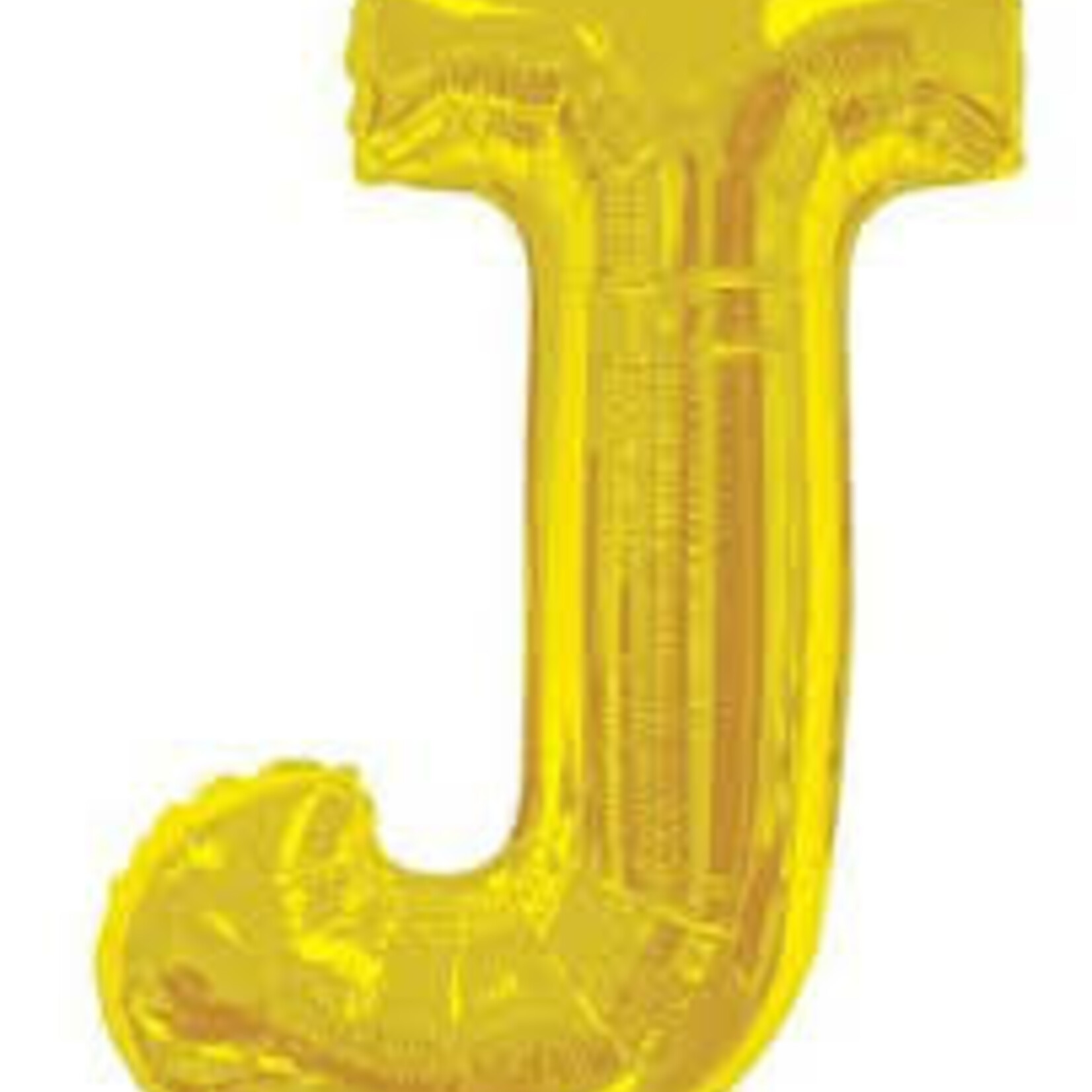 Foil Letter Balloon 34 Inches Gold J