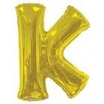 Foil Letter Balloon 34 Inches Gold K