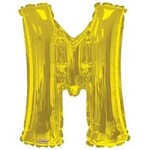 Foil Letter Balloon 34 Inches Gold M