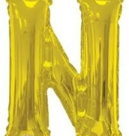 Foil Letter Balloon 34 Inches Gold N