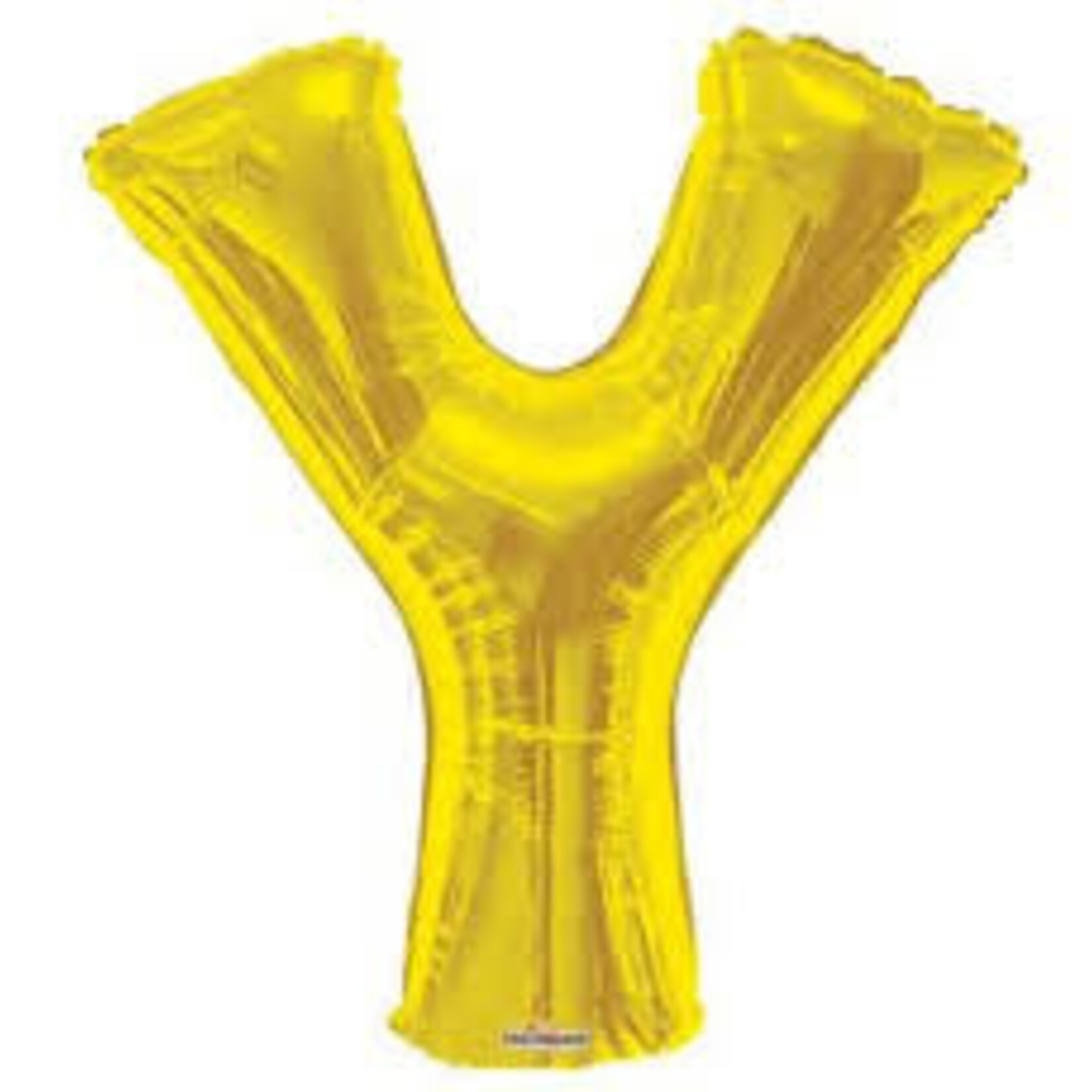 Foil Letter Balloon 34 Inches Gold Y