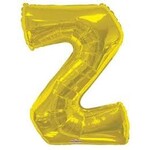 Foil Letter Balloon 34 Inches Gold Z