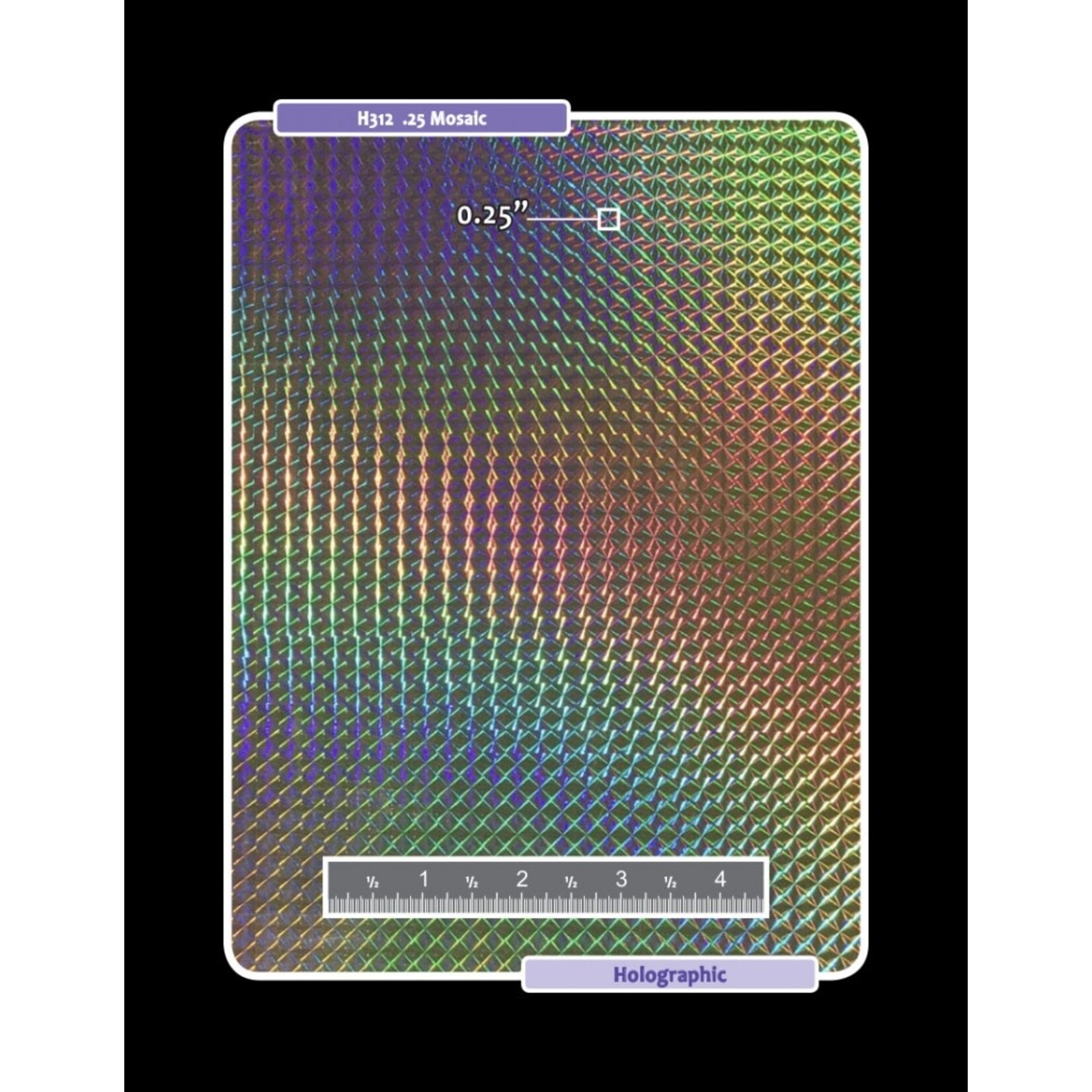 Adhesive Foil 24 Inches Mosaic