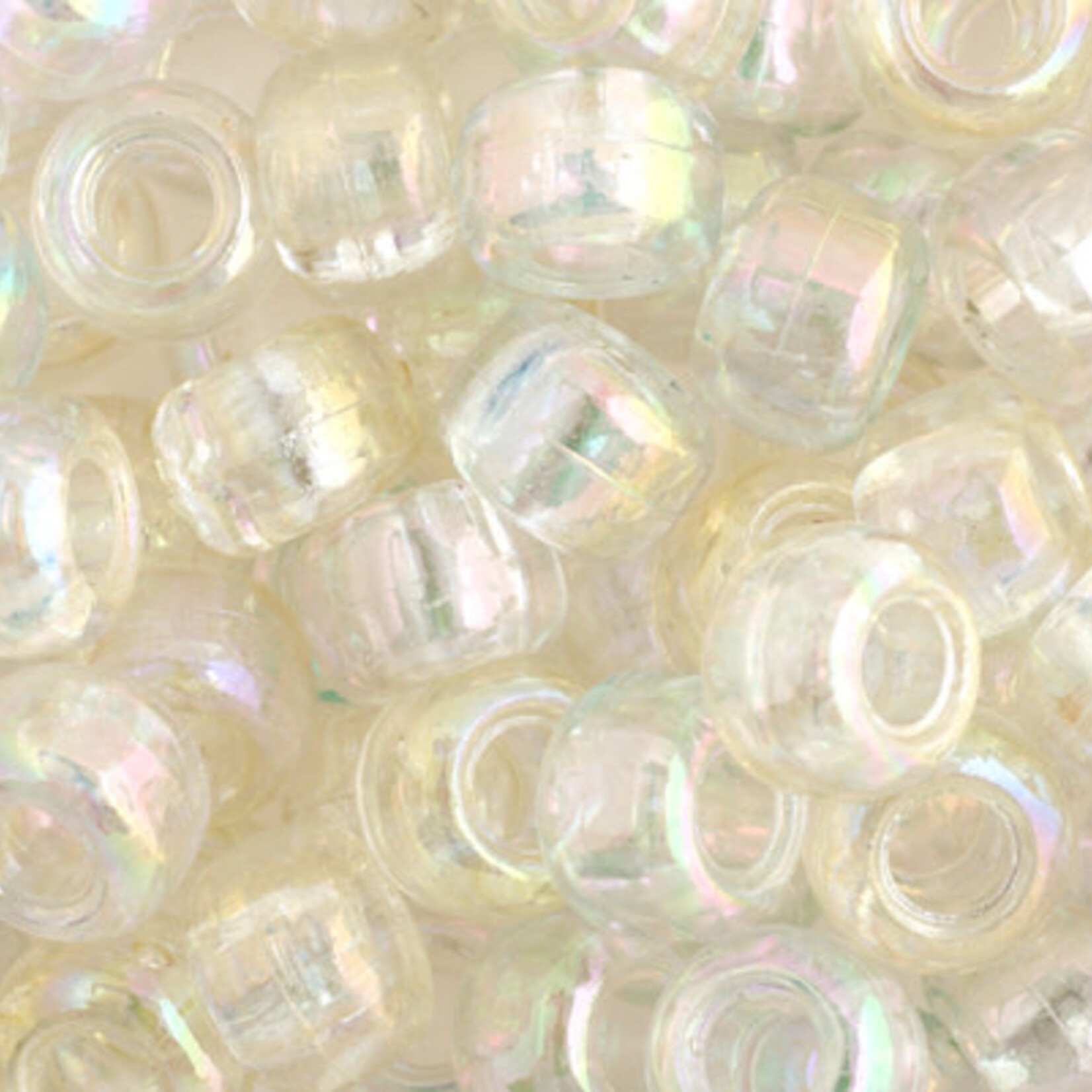 Crowbeads 9mm (60pcs) Crystal Transparent AB