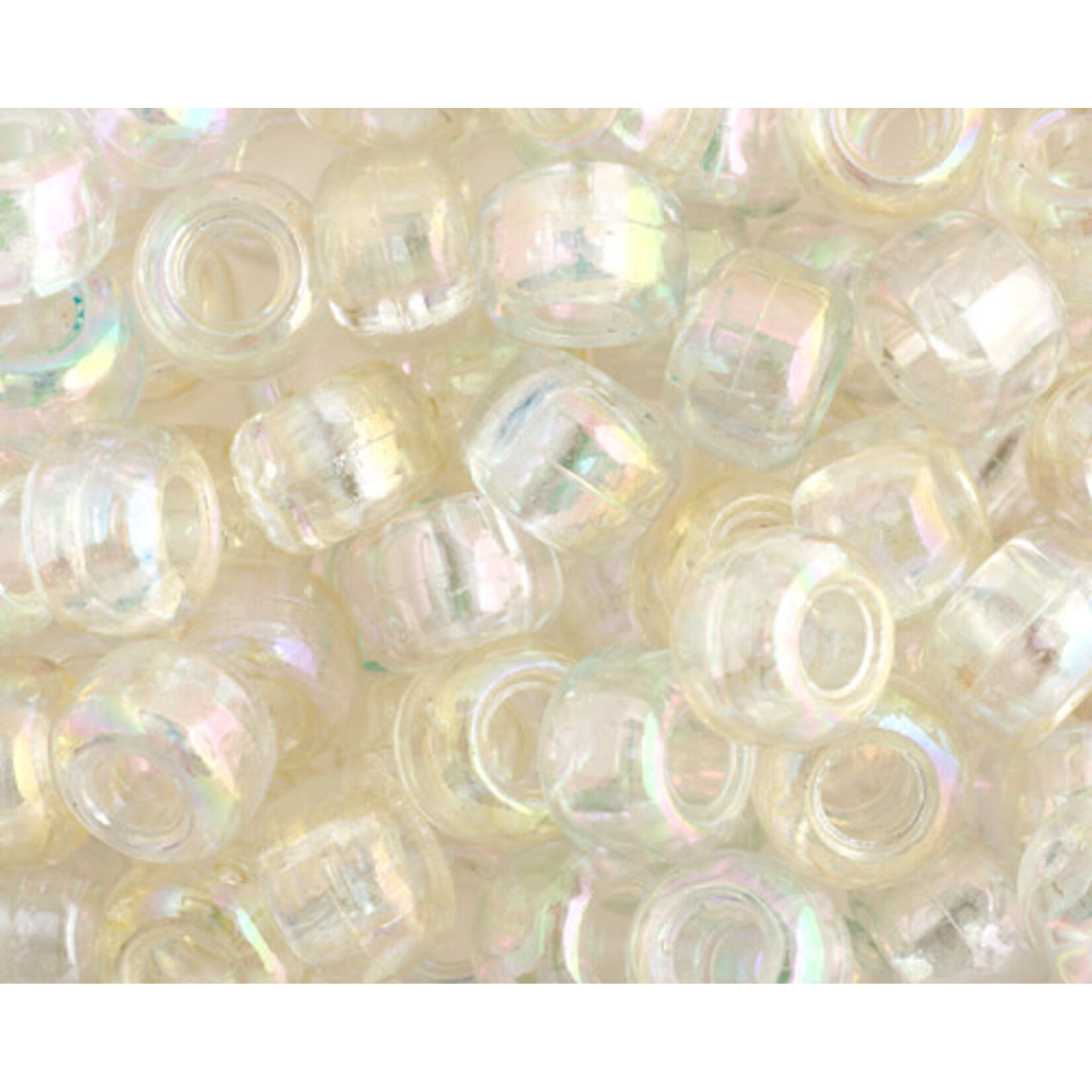 Crowbeads 9mm (60pcs) Crystal Transparent AB