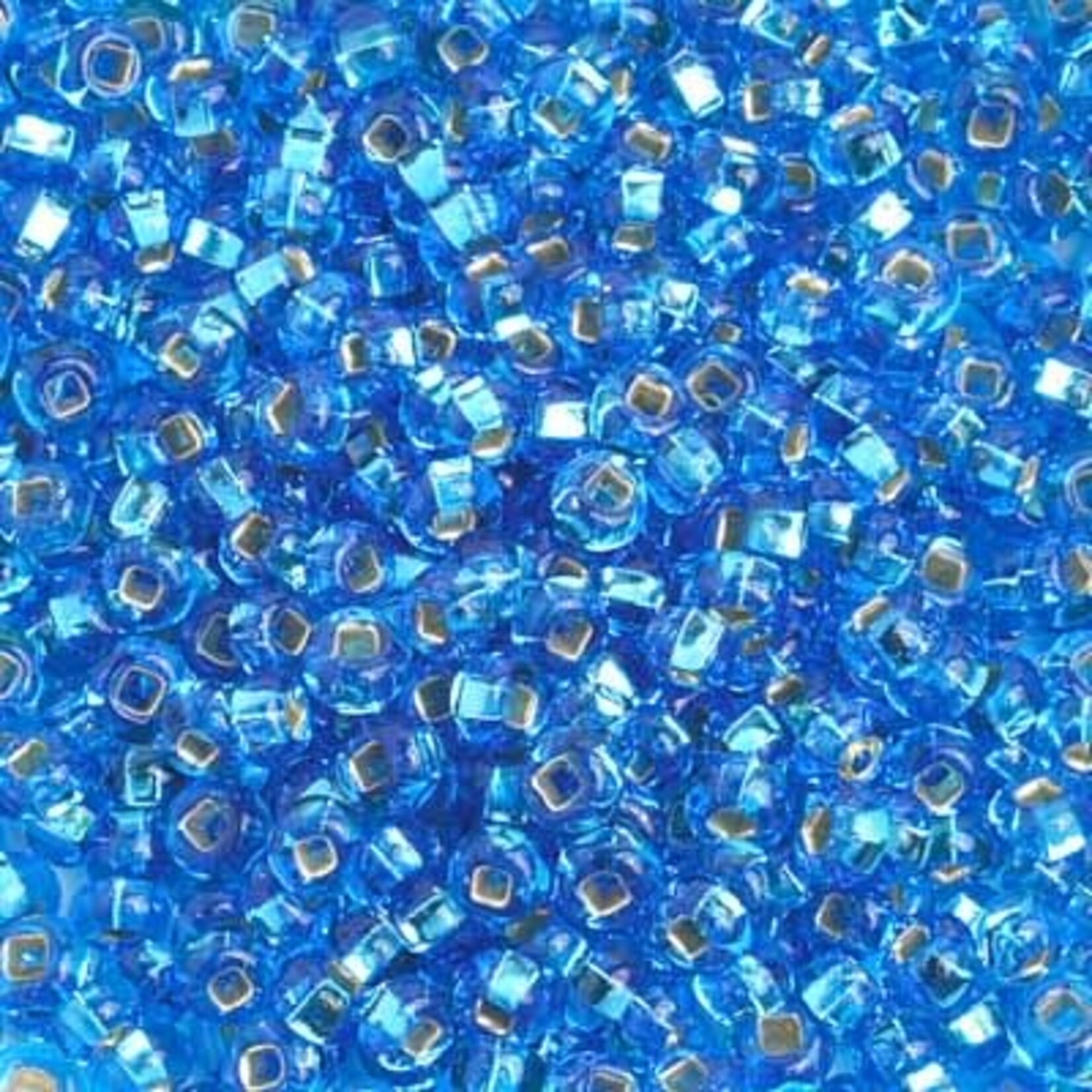 Ponybead  (500 grams) 6/0 Silverlined Light Blue