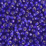 Ponybead  (500 grams) 6/0 Silverlined Royal Blue