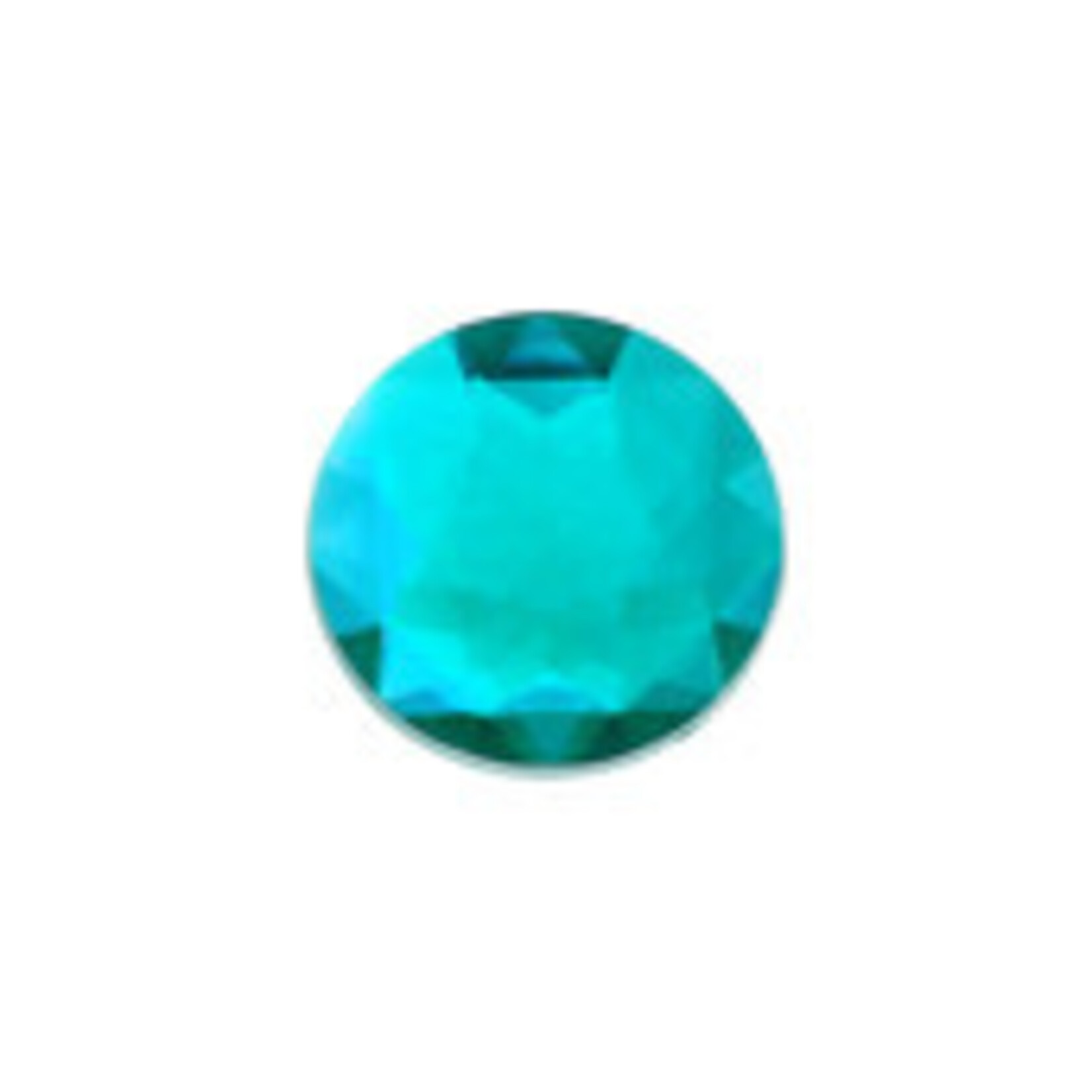 Acrylic Facetted Rhinestone Round 16mm (100 pcs)  Teal