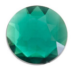 Acrylic Facetted Rhinestone Round 18mm (100 pcs)  Emerald Green