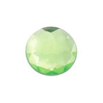 Acrylic Facetted Rhinestone Round 18mm (100 pcs)  Peridot