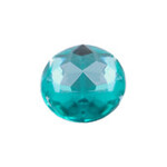 Acrylic Facetted Rhinestone Round 18mm (100 pcs)  Teal